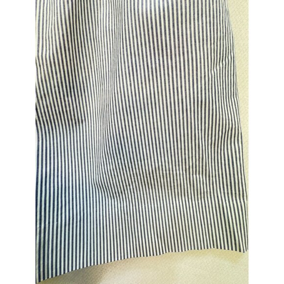 J. Crew Women's Casual Shorts Lightweight Summer Stripe Cotton Size 2 Blue White - Picture 12 of 12